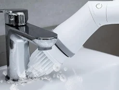 Balai serpillière rotatif électrique avec 6 embouts tornado