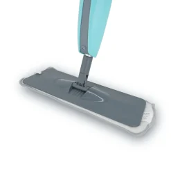 Balai serpillère microfibre avec vaporisateur GoodHome gris et bleu L.124 x l.12 cm