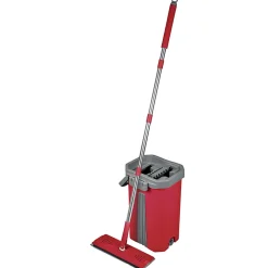 Balai serpillère Smart Mop 360 tête extra large pivotante + Seau 2 compartiments + 2 lingettes microfibre Passat