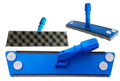 Balai trapeze plastique Classic 40 CM semelle mousse + Manche 140cm