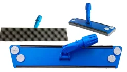 Balai trapeze plastique Classic 60 CM semelle mousse + Manche 140cm