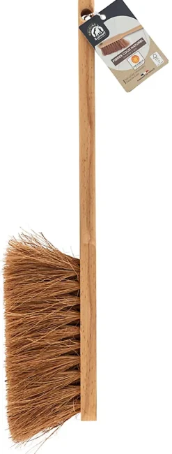 Balayette coco long manche en bois Eléphant l.100 mm