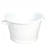 Baquet rond fond renforcé 50 L - blanc