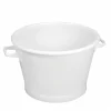 Baquet rond fond renforcé 35 L - blanc