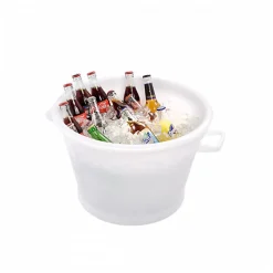 Baquet rond fond renforcé 35 L - blanc