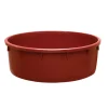 Baquet rond renforcé - 275 L - bordeaux
