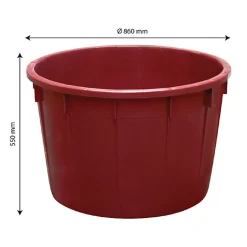 Baquet rond renforcé 225 L Plastique Alimentaire