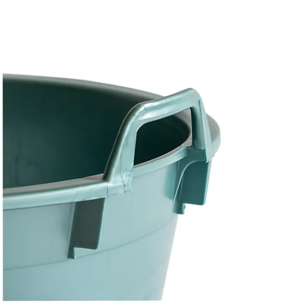 Baquet rond souple avec poignées - 40 L - vert
