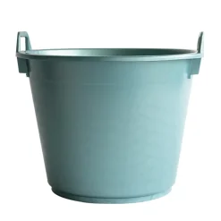 Baquet rond souple avec poignées - 40 L - vert