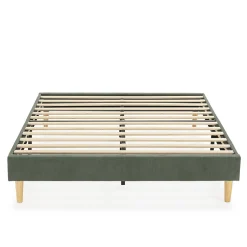 Base rembourrée Bari 150x190 cm Vert