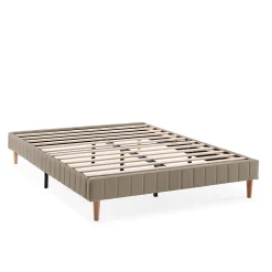 Base rembourrée Eris 140x200 cm Beige