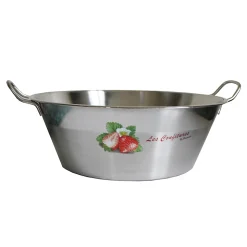Bassine à confiture décorée 38 cm - 9 litres environ