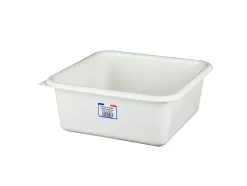 Bassine cuvette carrée 5.5L coloris sable