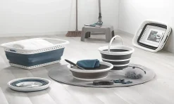 Bassine cuvette retractable taupe