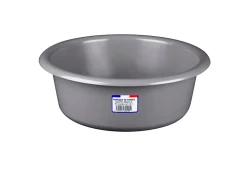 Bassine cuvette ronde 4L coloris gris charbon