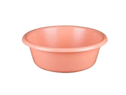 Bassine cuvette ronde 6.5L coloris pêche