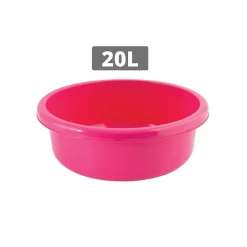 Bassine de lavage ronde 20L Fuschia MSV