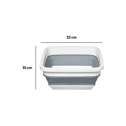 Bassine retractable 8L - Blanc Gris - 5Five