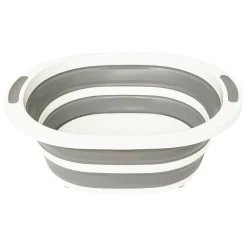 Bassine Retractable 8L avec bouchon de vidange gris et blanc - Blanc- 5five