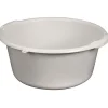 Bassine ronde 20 L - D: 45 cm x 20 cm - gris moucheté