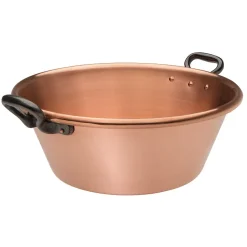 BAUMALU Bassine a confiture 26 cm cuivre 12/10eme anses fonte