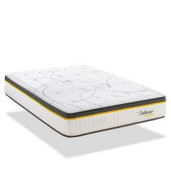 BELLECOUR LITERIE Pack Bellecour 3.0 140x200 cm Matelas Ressorts + Sommier Bois + Accessoires