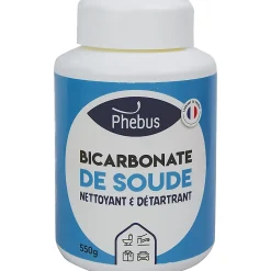 Bicarbonate de soude nettoyant et détartrant Phebus 550g