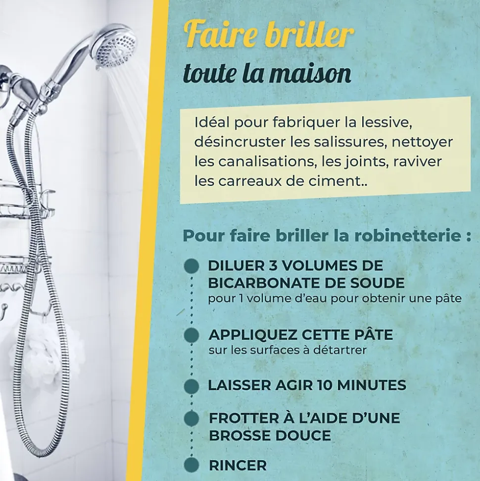 Bicarbonate de soude technique Starwax The fabulous 2,5kg