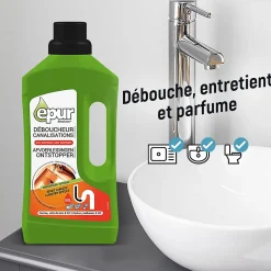 Bio-déboucheur canalisations Epur 1L