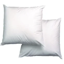 BLANREVE Lot de 2 Oreillers Triple Protection - 60 x 60 cm - Blanc
