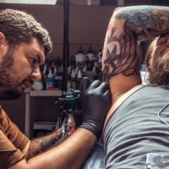 Boite de 100 gants en nitrile jetables - non poudrés - Taille M - Noir - Vivezen