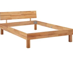 Bonnie - cadre de lit - 140x200 cm - chêne massif - Lisa Design