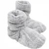 Boots, bottes, chaussons chauffants micro ondes déhoussables - Du 36 au 43 - Gris clair - Vivezen