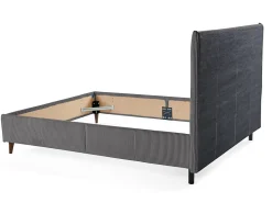 Botticelli - cadre de lit - 160x200 - en velours côtelé - Best Mobilier