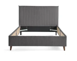 Botticelli - cadre de lit - 160x200 - en velours côtelé - Best Mobilier