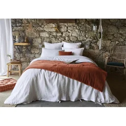 Bout de lit 90 x 200 cm "César" Velours de Coton - César Terracotta