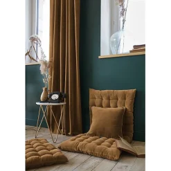 Bout de lit 90 x 200 cm "César" Velours de Coton - César Camel