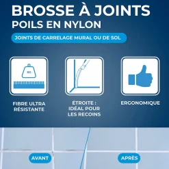 Brosse à joints de carrelage mural ou de sol Starwax