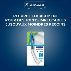 Brosse à joints de carrelage mural ou de sol Starwax