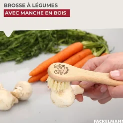 Brosse à légumes en bois Fackelmann Wood Edition
