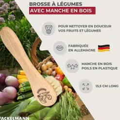 Brosse à légumes en bois Fackelmann Wood Edition