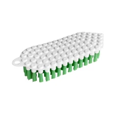 Brosse à récurer flexible poils rigide GoodHome blanc l.7cm