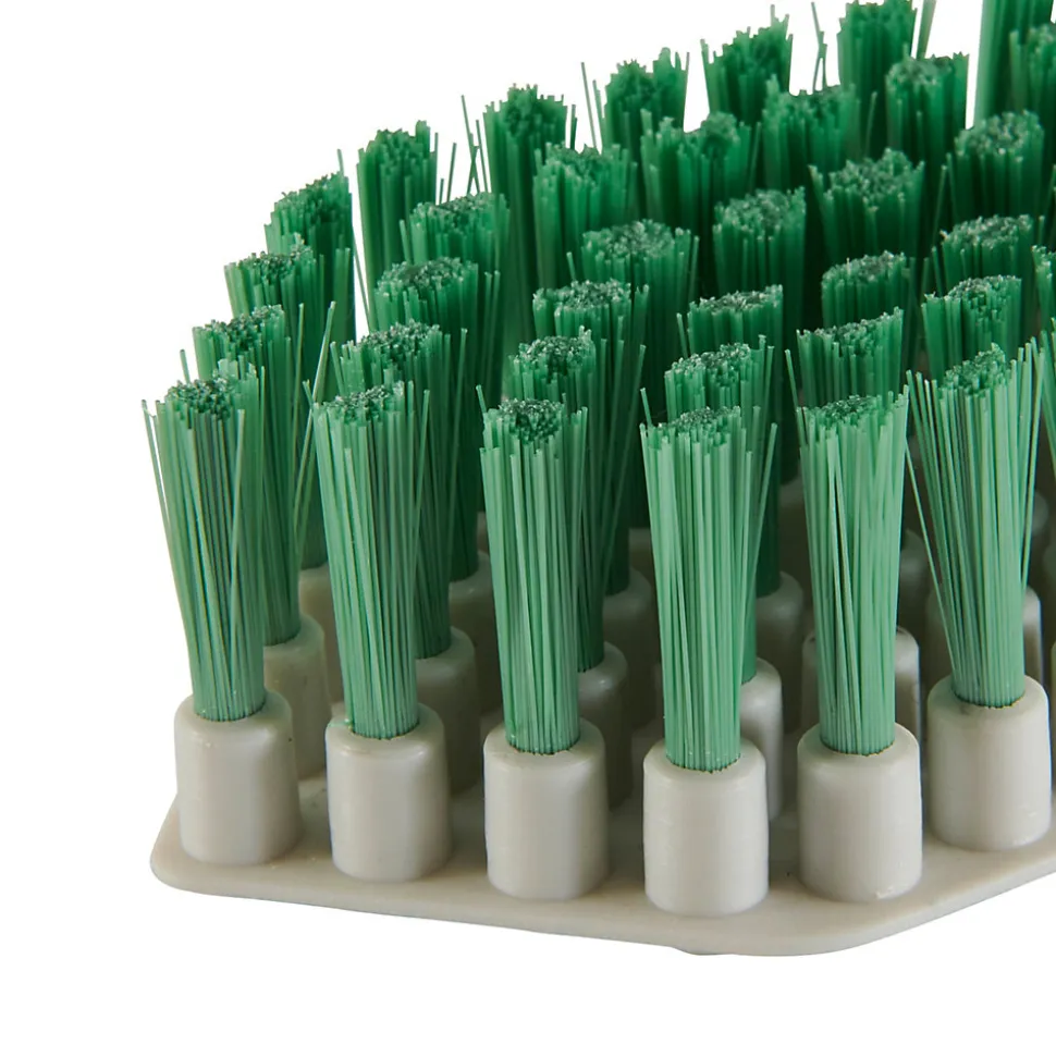 Brosse à récurer flexible poils rigide GoodHome blanc l.7cm