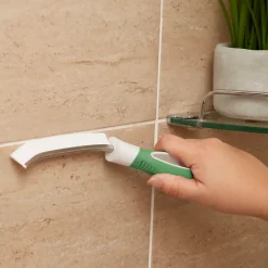 Brosse joints carrelage poils rigide GoodHome blanc l.2.5 cm