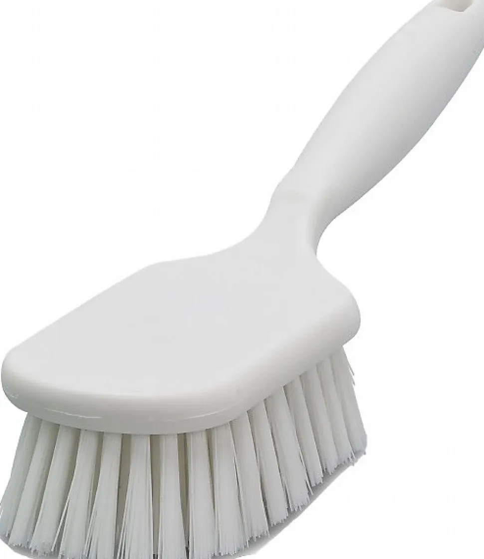 Brosse Large Manche Court - Guialto - Blanc - l7.5- L0.1- P0.1- h10