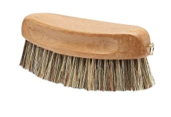 Brosse navette en tampico blanc manche bois Gerlon