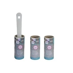Brosse rouleau adhesive à vêtement + 2 recharges 3M MSV