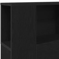 Cabinet de Tête de Lit Chêne noir 120 x 18.5 x 102.5 cm vidaXL
