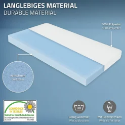 Cadre de lit en acier anthracite 90x200 cm avec sommier à lattes matelas H16 cm