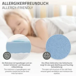 Cadre de lit en acier pour chambre à coucher + sommier à lattes matelas 90x200cm